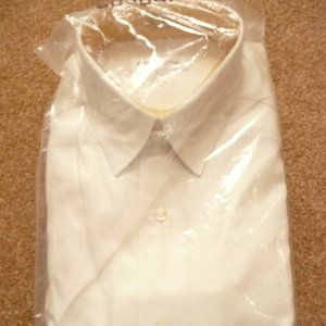 men's vintage clairborne dress shirt beige 15 1/2 34,35